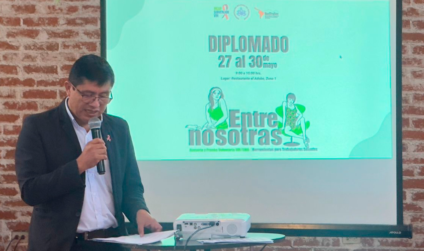 Presidente de CONASIDA Participa en Diplomado Centroamericano de Formación Comunitaria sobre VIH